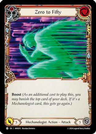 Zero to Fifty (Red) - Armory Deck: Maxx Nitro