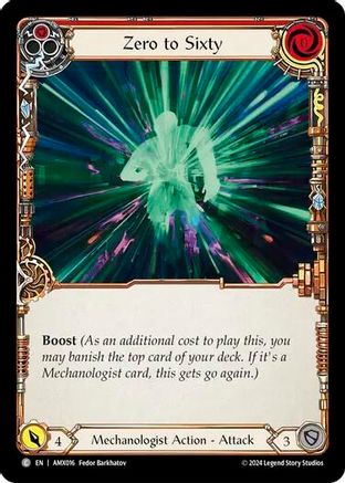 Zero to Sixty (Red) - Armory Deck: Maxx Nitro
