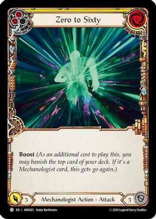 Zero to Sixty (Yellow) - Armory Deck: Maxx Nitro