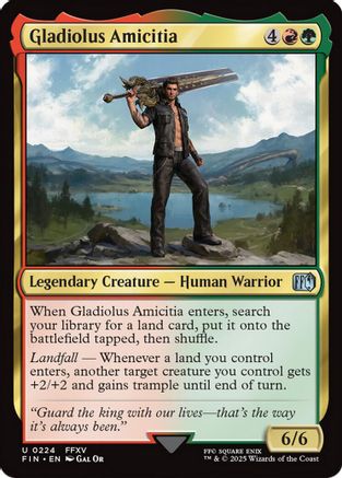 Gladiolus Amicitia (FIN-224) - Universes Beyond: FINAL FANTASY Foil