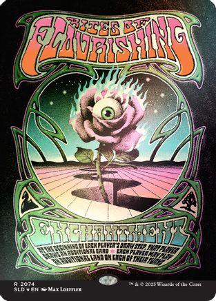 Rites of Flourishing (2074) (Rainbow Foil) (SLD-2074) - Secret Lair Drop Series