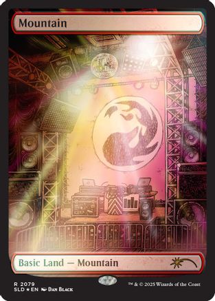Mountain (2079) (Rainbow Foil) (SLD-2079) - Secret Lair Drop Series