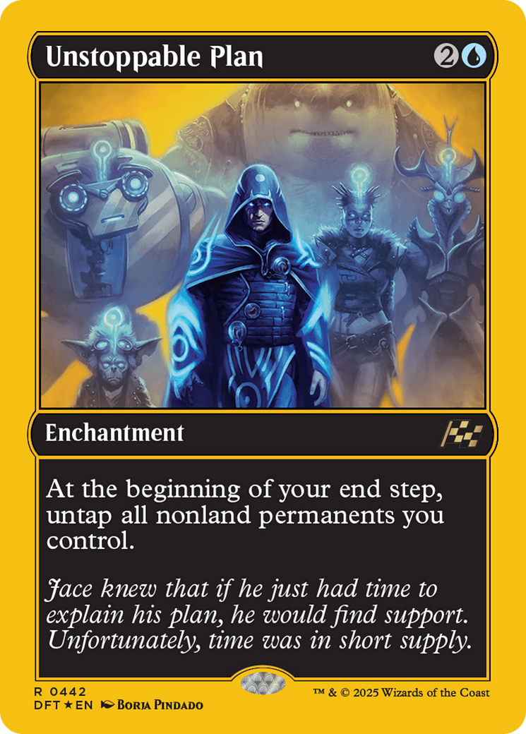 Unstoppable Plan (First-Place Foil) (-442) - Aetherdrift