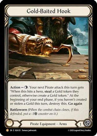 Gold-Baited Hook (SEA125) - High Seas Rainbow Foil