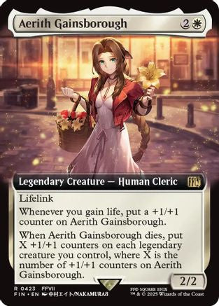 Aerith Gainsborough (Extended Art) (FIN-423) - FINAL FANTASY Foil
