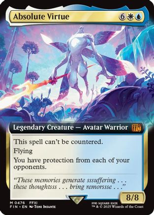 Absolute Virtue (Extended Art) (FIN-476) - FINAL FANTASY Foil