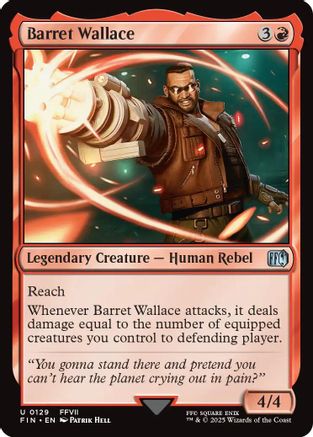 Barret Wallace (FIC-129) - Commander: FINAL FANTASY