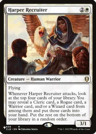 Harper Recruiter (CLB) (LIST-659) - The List Reprints