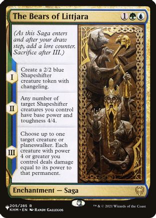The Bears of Littjara (KHM) (LIST-205) - The List Reprints