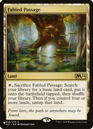 Fabled Passage (M21) (LIST-246) - The List Reprints