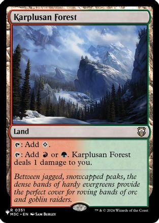 Karplusan Forest (M3C) (LIST-351) - The List Reprints