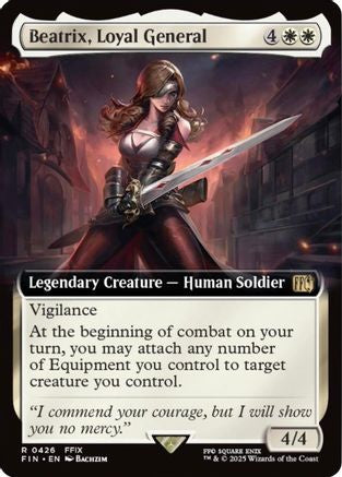 Beatrix, Loyal General (Extended Art) (FIN-426) - FINAL FANTASY Foil