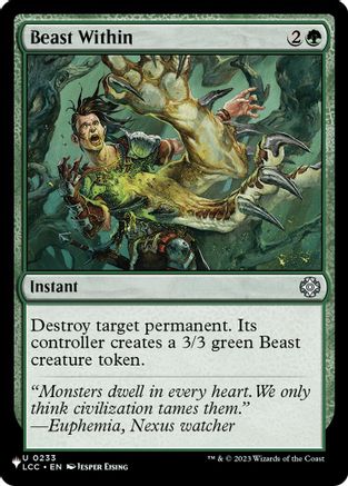 Beast Within (LCC) (LIST-233) - The List Reprints