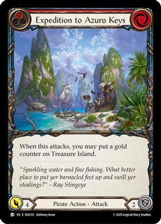 Expedition to Azuro Keys (SEA155) - High Seas Rainbow Foil