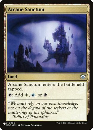 Arcane Sanctum (MOC) (LIST-390) - The List Reprints