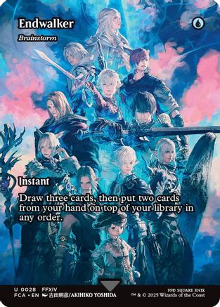 Endwalker - Brainstorm (Showcase) (FCA-028) - FINAL FANTASY: Through the Ages Foil