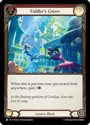 Fiddler's Green (Red) (SEA212) - High Seas Rainbow Foil