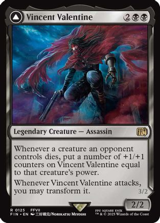 Vincent Valentine (FIN-125) - FINAL FANTASY Foil