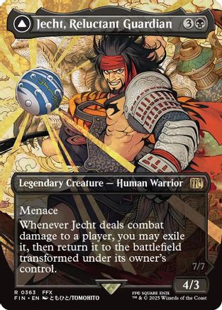Jecht, Reluctant Guardian (Borderless) (FIN-363) - FINAL FANTASY Foil