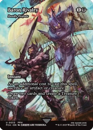 Baron Rivalry - Deadly Dispute (Showcase) (FCA-033) - FINAL FANTASY: Through the Ages Foil