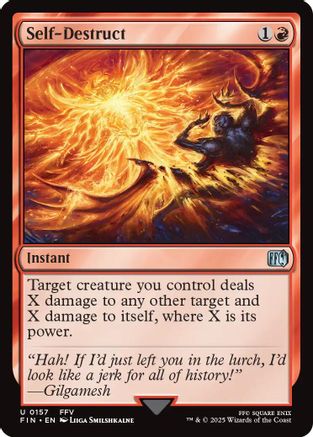 Self-Destruct (FIN-157) - FINAL FANTASY Foil