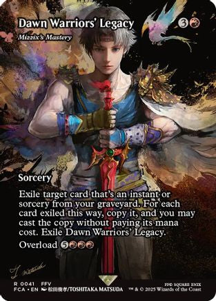 Dawn Warriors' Legacy - Mizzix's Mastery (Showcase) (FCA-041) - FINAL FANTASY: Through the Ages