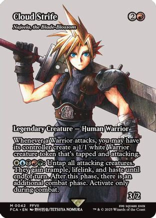 Cloud Strife - Najeela, the Blade-Blossom (Showcase) (FCA-042) - FINAL FANTASY: Through the Ages