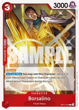 Borsalino (OP11-014) - A Fist of Divine Speed Foil