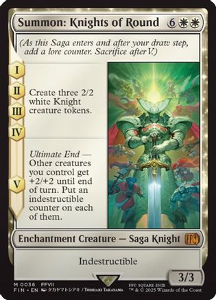 Summon: Knights of Round (FIN-036) - FINAL FANTASY