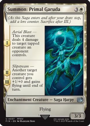 Summon: Primal Garuda (FIN-037) - FINAL FANTASY