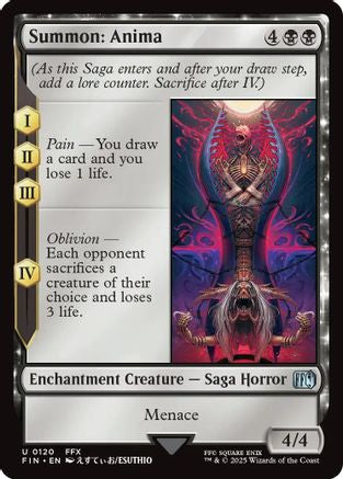 Summon: Anima (FIN-120) - FINAL FANTASY Foil