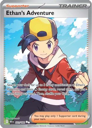 Ethan's Adventure - 221/182 221 - SV10 Destined Rivals Holofoil