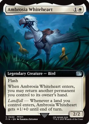 Ambrosia Whiteheart (Extended Art) (FIN-424) - FINAL FANTASY Foil