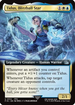 Tidus, Blitzball Star (Extended Art) (FIN-246) - FINAL FANTASY Foil