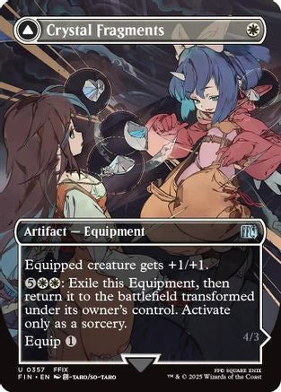 Crystal Fragments (Borderless) (FIN-357) - FINAL FANTASY Foil