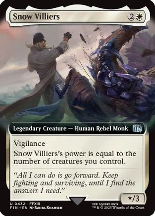 Snow Villiers (Extended Art) (FIN-432) - FINAL FANTASY Foil