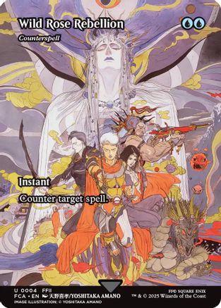 Wild Rose Rebellion - Counterspell (Showcase) (FCA-004) - FINAL FANTASY: Through the Ages