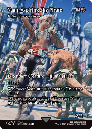 Vaan, Aspiring Sky Pirate - Captain Lannery Storm (Showcase) (FCA-038) - FINAL FANTASY: Through the Ages Foil
