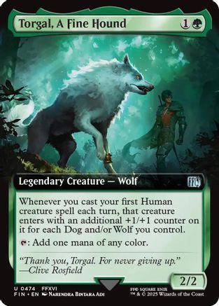Torgal, A Fine Hound (Extended Art) (FIN-474) - FINAL FANTASY Foil