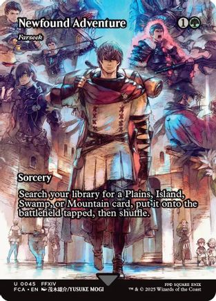Newfound Adventure - Farseek (Showcase) (FCA-045) - FINAL FANTASY: Through the Ages Foil