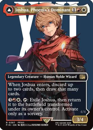 Joshua, Phoenix's Dominant (Borderless) (FCA-397) - FINAL FANTASY