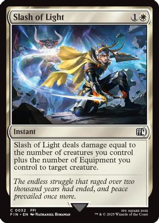 Slash of Light (FIN-032) - FINAL FANTASY Foil