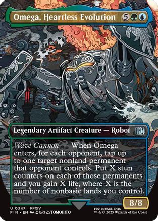 Omega, Heartless Evolution (Borderless) (FIN-347) - FINAL FANTASY Foil