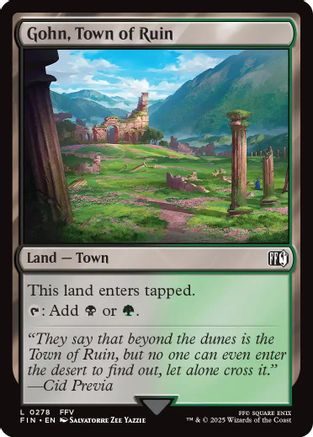 Gohn, Town of Ruin (FIN-278) - FINAL FANTASY