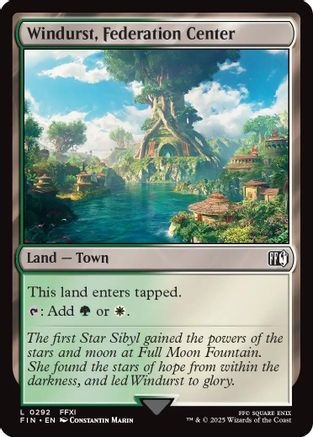 Windurst, Federation Center (FIN-292) - FINAL FANTASY Foil