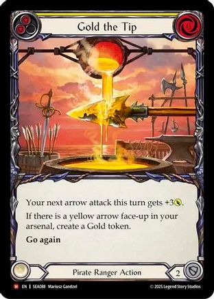 Gold the Tip (SEA088) - High Seas Rainbow Foil