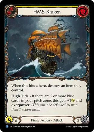 HMS Kraken (SEA135) - High Seas Rainbow Foil