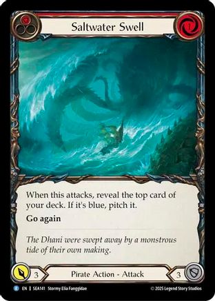 Saltwater Swell (Red) (SEA141) - High Seas