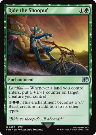 Ride the Shoopuf (FIN-197) - FINAL FANTASY Foil