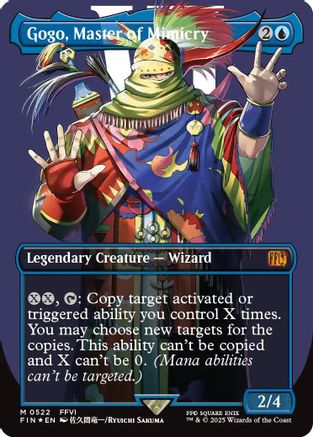 Gogo, Master of Mimicry (Borderless) (Surge Foil) (FIN-522) - FINAL FANTASY